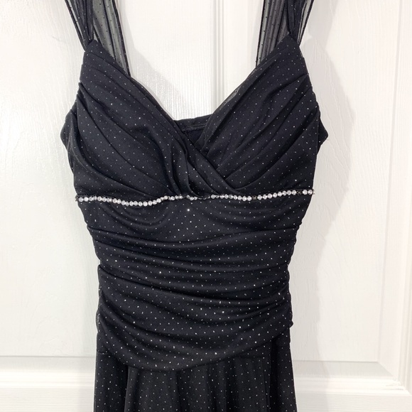 Semi Formal Rhinestone Dress - Picture 2 of 9